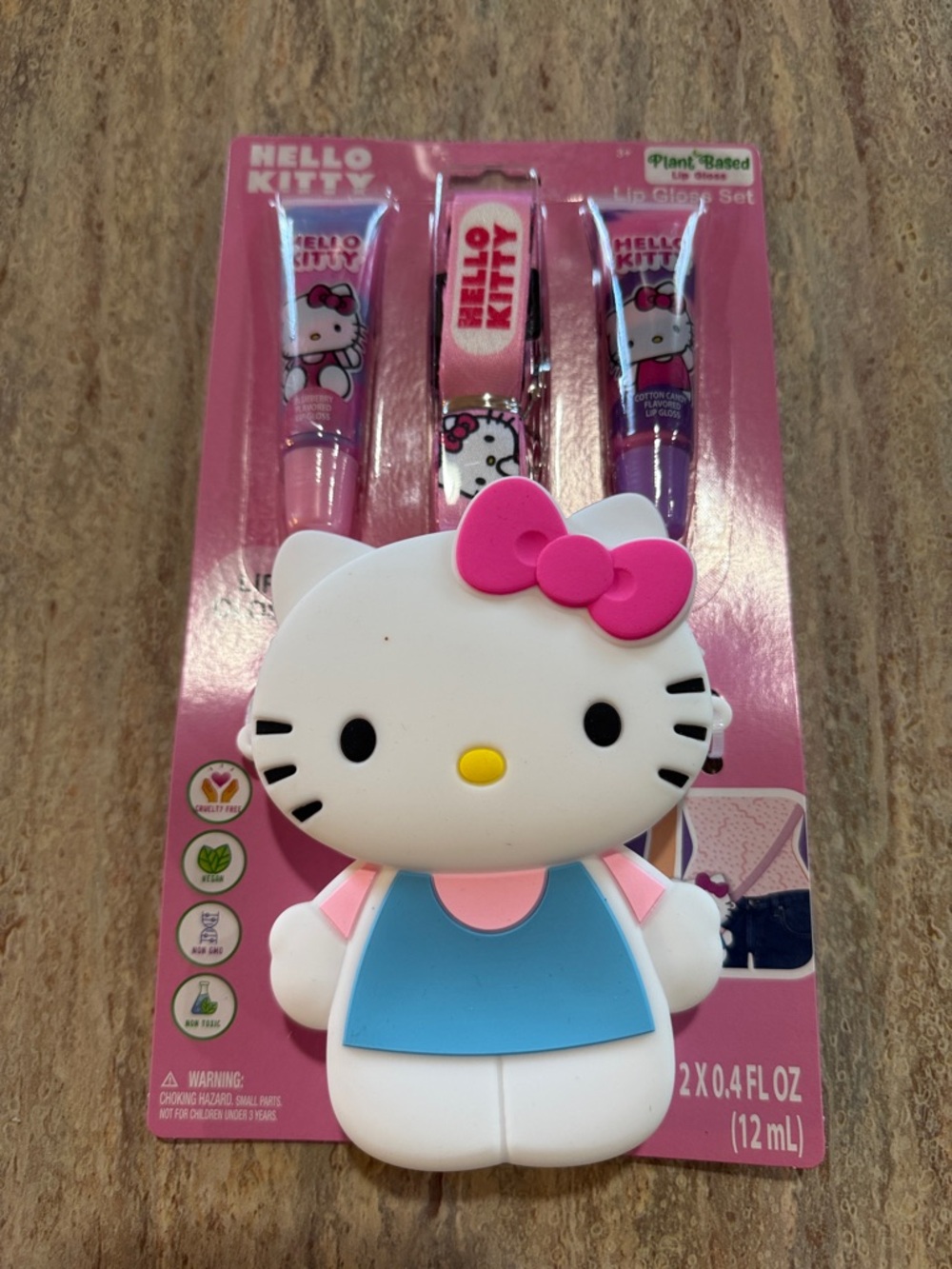 NEW Hello Kitty Lip Gloss Set & Bag